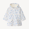 Parka gomme imprimé fleuri pour bébé fille