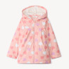 Parka gomme à couleur changeante imprimé cœurs fille