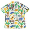 Chemise manches courtes imprimé fantaisie pour bébé garçon