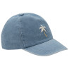 Casquette en denim à palmier brodé pour fille