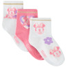 Lot de 3 paires de chaussettes normales Minnie Disney fille