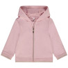 Gilet à capuche molletonné avec doublure en jersey pour bébé
