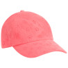 Casquette rose en broderie anglaise fille