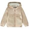 Coupe-vent en toile irisée et doublé sherpa pour fille