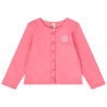 Gilet en maille côtelée pour bébé fille