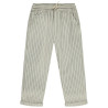Pantalon rayé à taille élastiquée pour garçon
