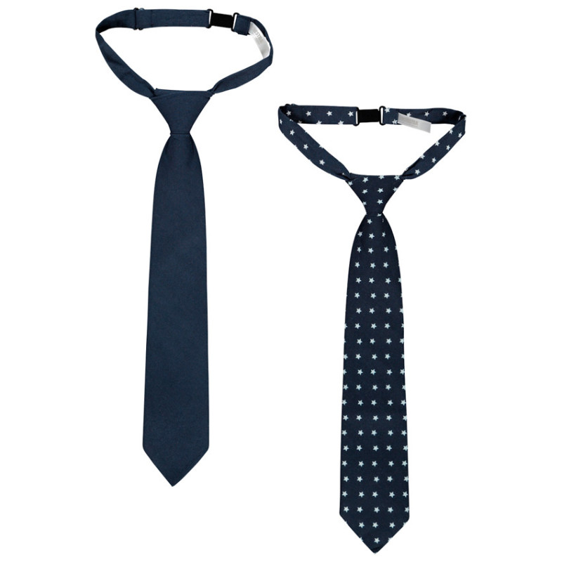Lot de 2 cravates assorties pour enfant garçon