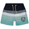 Short de bain rayé en microfibre pour garçon