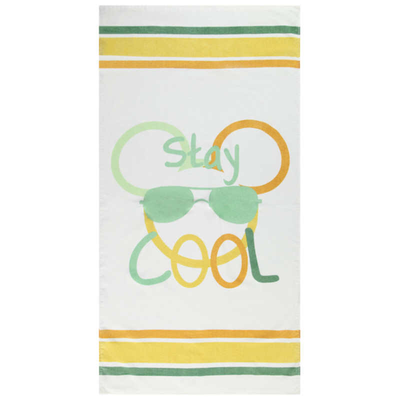 Serviette de plage en éponge print Mickey Disney pour garçon