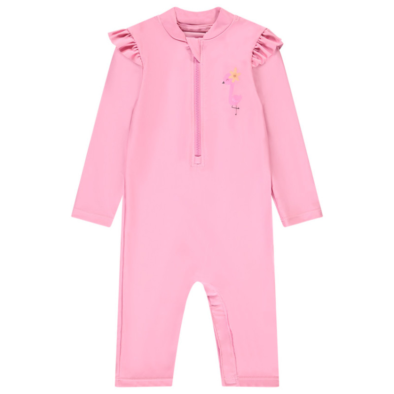 Combinaison de bain anti-UV motifs flamant rose pour bébé fi