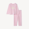 Set pyjama long en jersey printé pour bébé fille