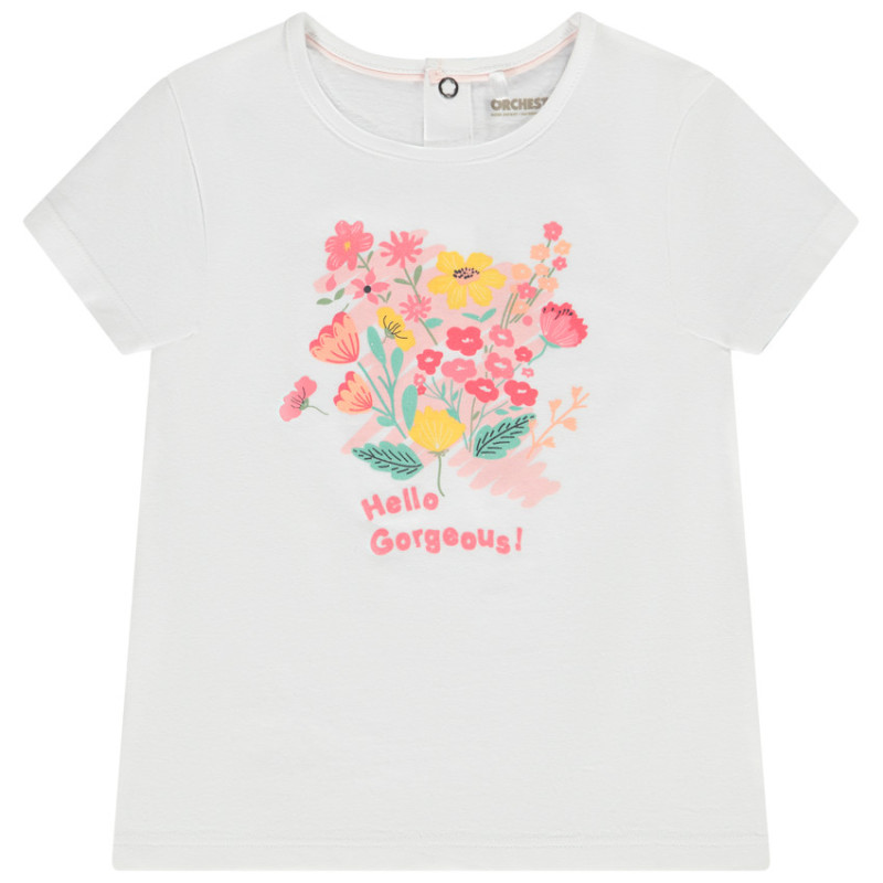 T-shirt manches courtes en jersey print fantaisie pour bébé 