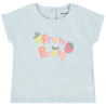 T-shirt manches courtes fantaisie forme boîte pour bébé fill