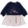 Robe 2 en 1 manches longues print coccinelle pour bébé fille