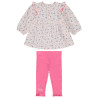 Ensemble tunique en double gaze de coton + caleçon pour bébé