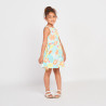 Robe sans manches imprimé fantaisie fille