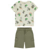 Ensemble 2 pièces avec t-shirt imprimé cactus pour garçon