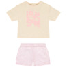 Ensemble 2 pièces avec t-shirt oversize printé fille