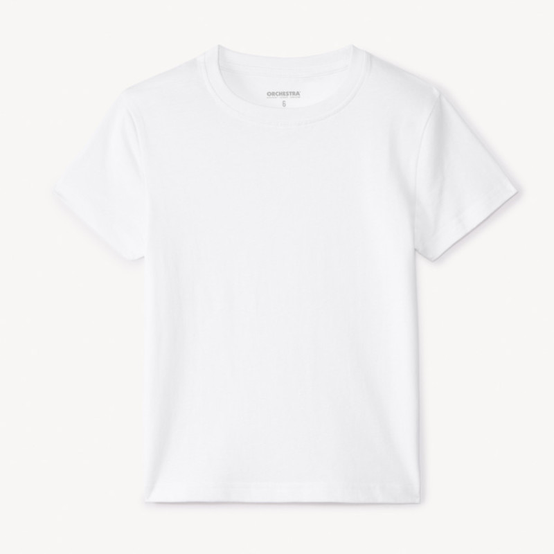 T-shirt manches courtes uni garçon