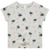 T-shirt manches courtes imprimé effet noué pour bébé fille