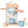 Cafetière avec 2 tasses en bois - Crazy colors 2.0