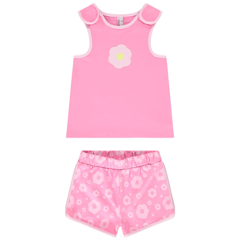 Ensemble avec short imprimé fleurs pour bébé fille