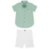Ensemble 2 pièces chemise avec nœud papillon + bermuda pour 