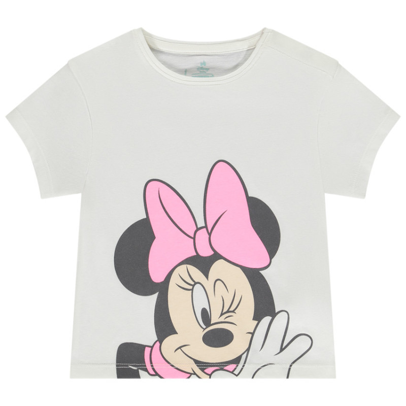 T-shirt manches courtes print Minnie Disney pour bébé fille