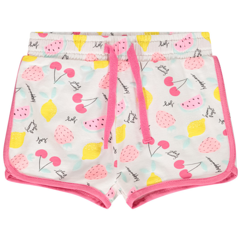 Short en jersey imprimé fantaisie pour bébé fille