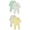 Lot de 4 dors-bien fantaisie en jersey pour bébé garçon