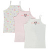Lot de 3 maillots de corps à bretelles Minnie Disney fille
