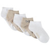 Lot de 5 paires de chaussettes courtes pour fille