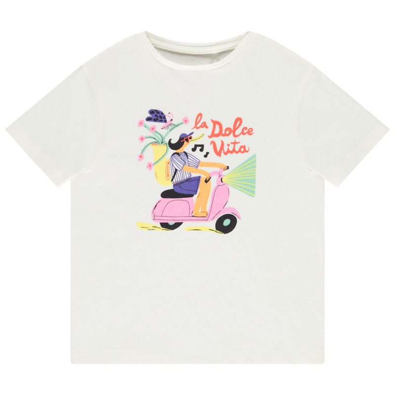 T-shirt manches courtes print Dolce Vita fille