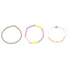 Lot de 3 bracelets fantaisie pour fille