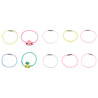 Lot de 10 élastiques multicolores et fantaisie pour fille