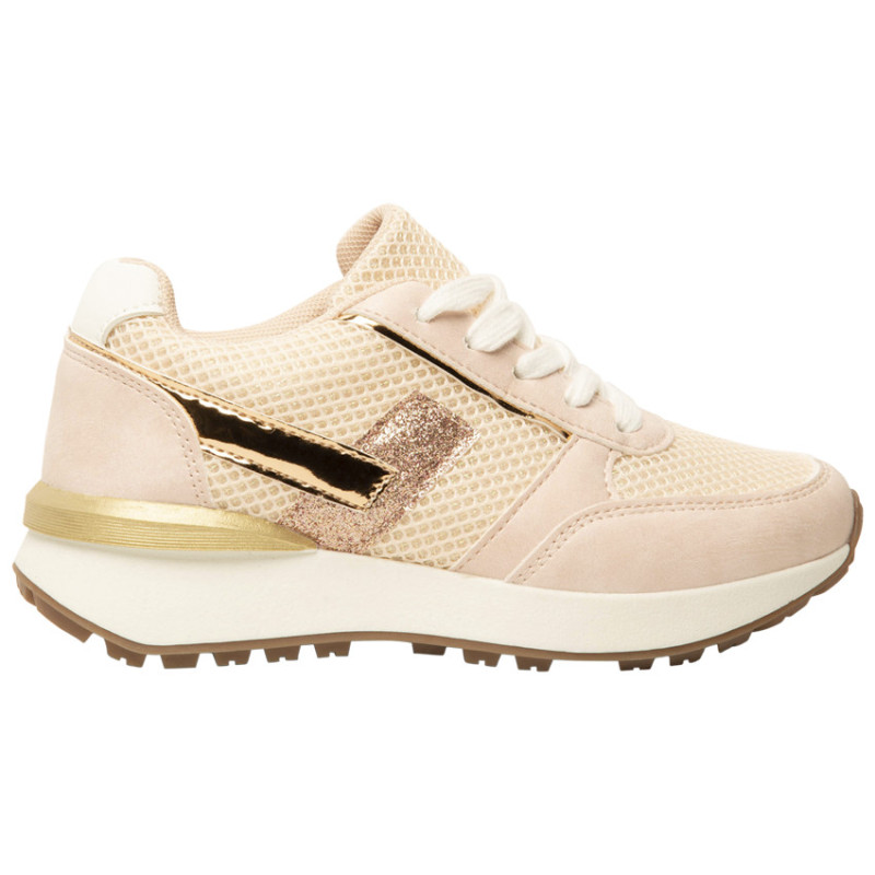 Baskets de sport en mesh à lacets fille