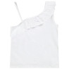 Débardeur à bretelles asymétriques et broderie anglaise fill