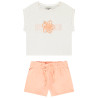 Ensemble 2 pièces avec Hibiscus à strass fille