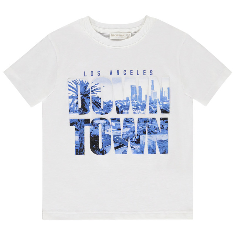 T-shirt manches courtes photoprint Los Angeles garçon