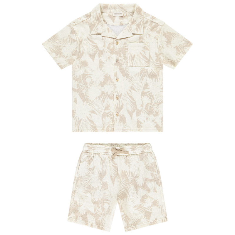 Ensemble 2 pièces imprimé total look pour garçon