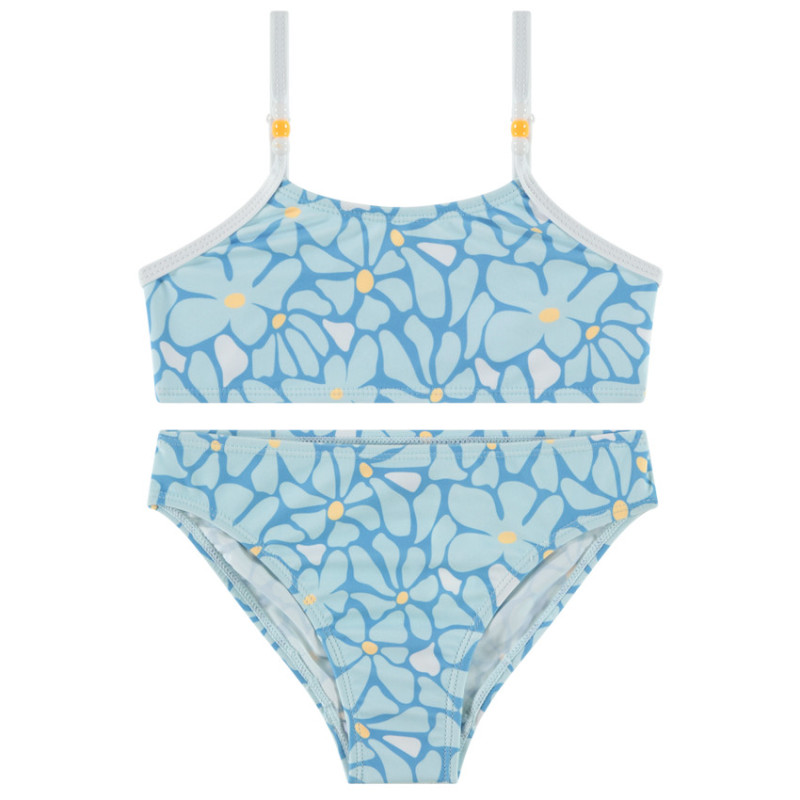 Maillot de bain 2 pièces imprimé floral fille