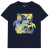 T-shirt manches courtes uni fantaisie dinosaure garçon