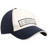 Casquette bicolore patch coordonnées GPS garçon
