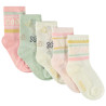 Lot de 5 paires de chaussettes normales fantaisies fille