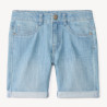 Bermuda en denim uni garçon