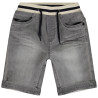 Bermuda effet jean avec taille fantaisie élastiquée garçon