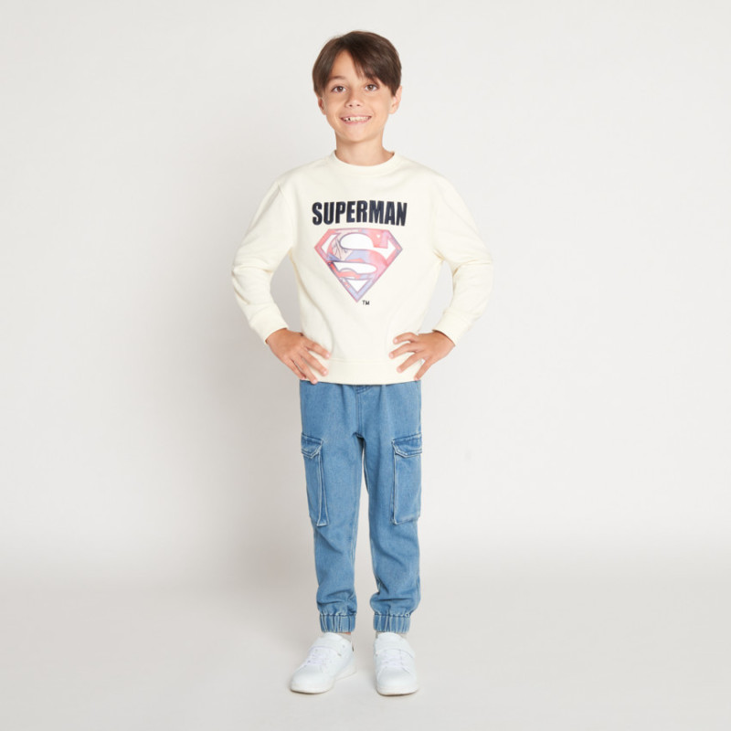 Sweat à print lenticulaire Superman Warner garçon