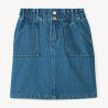 Jupe courte en jean fille