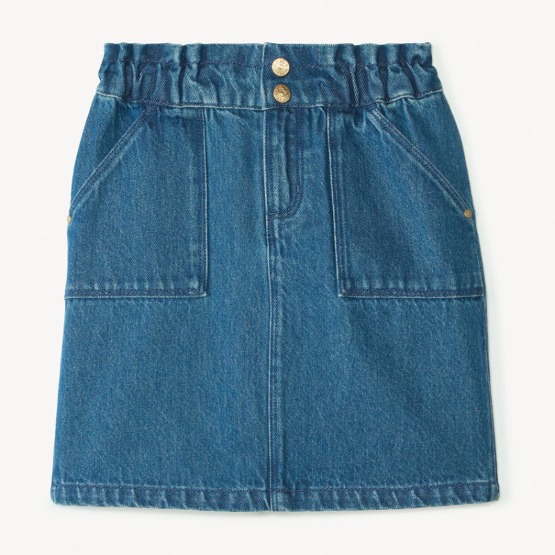 Jupe courte en jean fille
