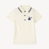 Polo manches courtes broderie fantaisie pour bébé garçon